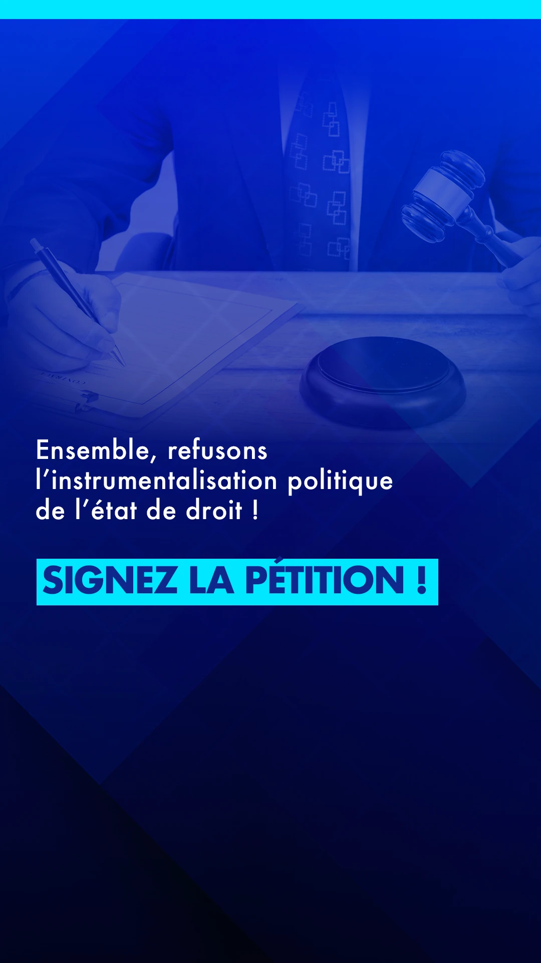 L’état de droit détourné à des fins politiques